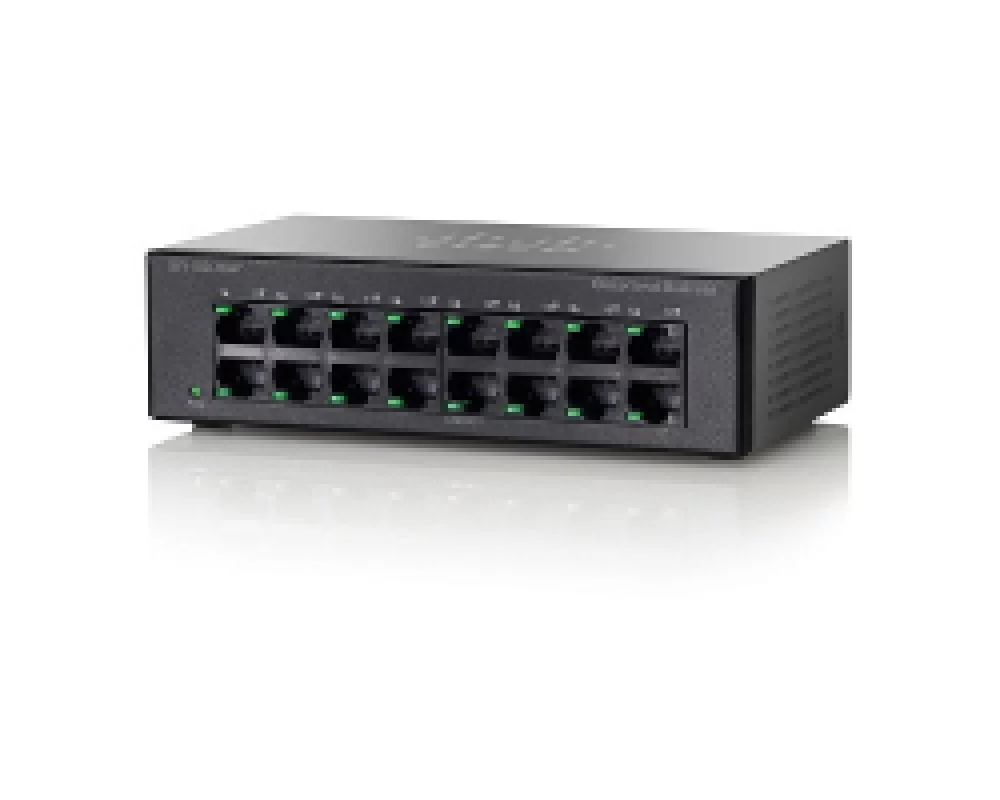 Коммутатор Cisco SF110D-16HP-EU 