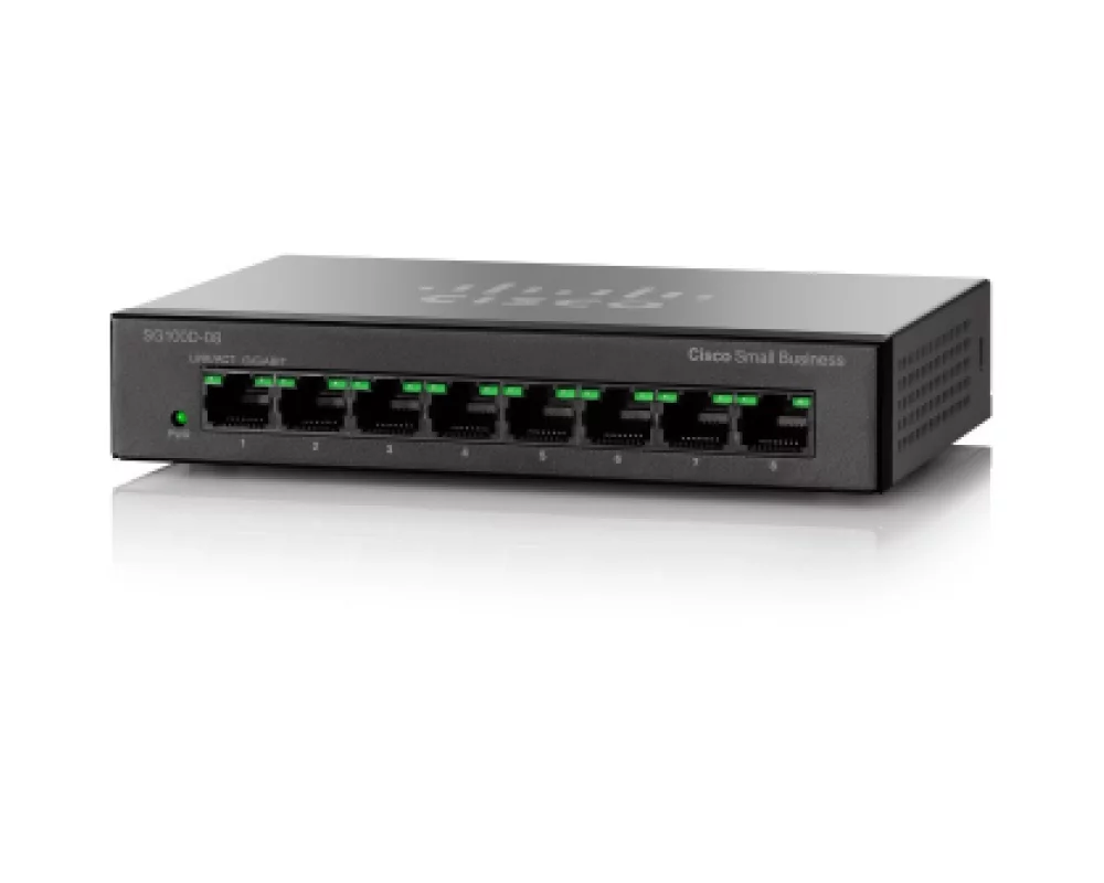 Коммутатор Cisco SG110D-08HP-EU