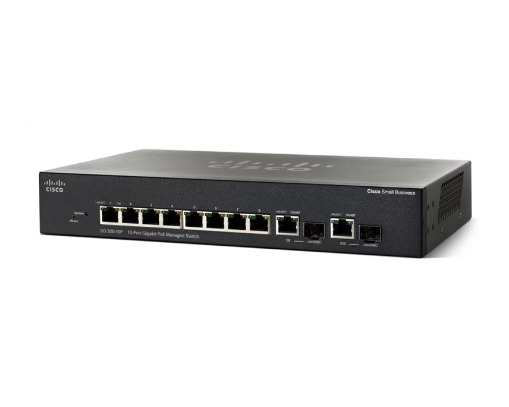 Коммутатор Cisco SG300-10P