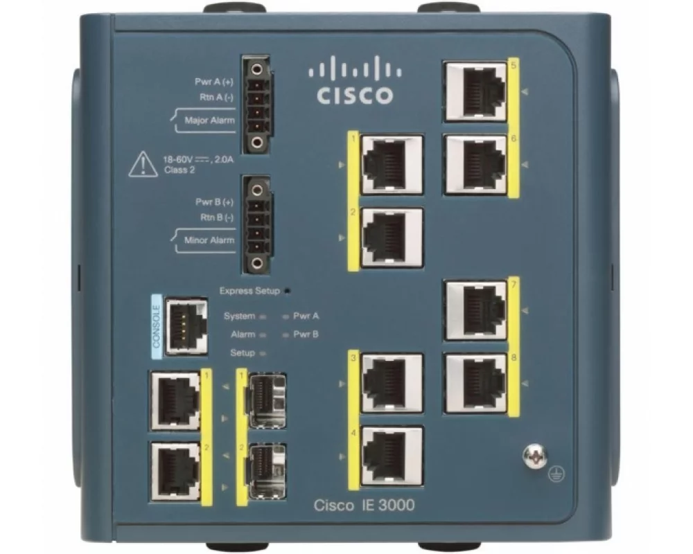 Коммутатор Cisco IE-3000-8TC