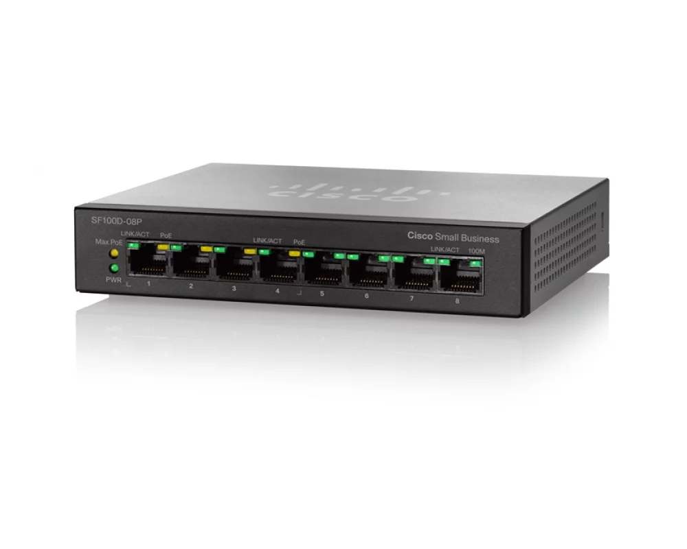 Коммутатор Cisco SF100D-08P