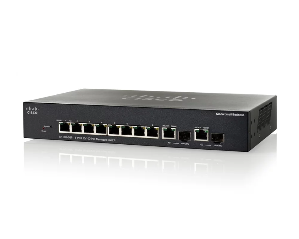 Коммутатор Cisco SF302-08P