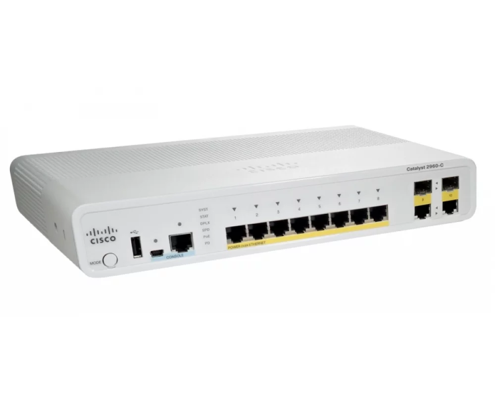 Коммутатор Cisco WS-C2960C-8TC-L