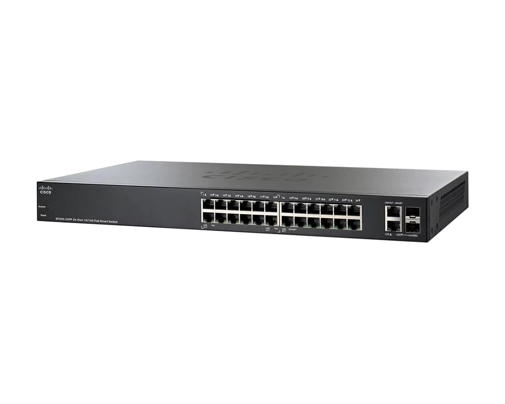 Коммутатор Cisco SB SF200-24FP