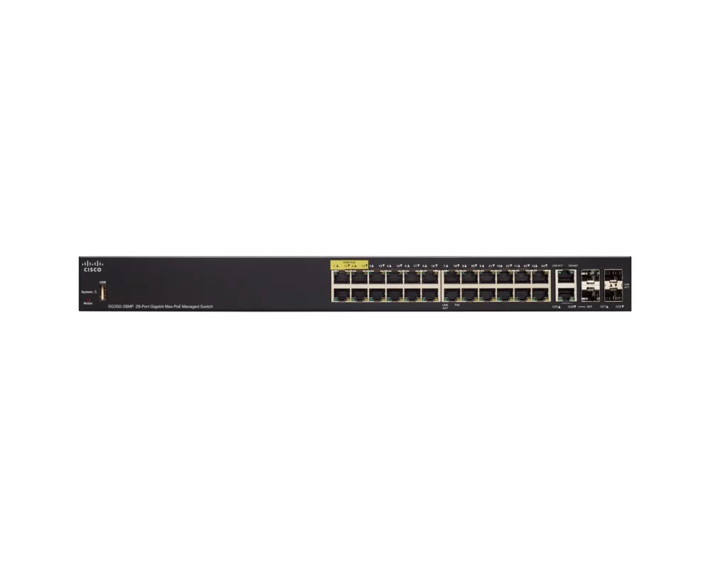 Коммутатор Cisco SB SG350-28MP-K9