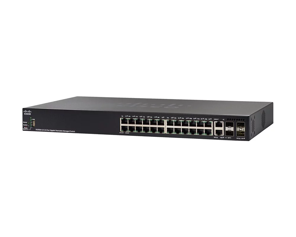 Коммутатор Cisco SB SG350X-24MP-K9