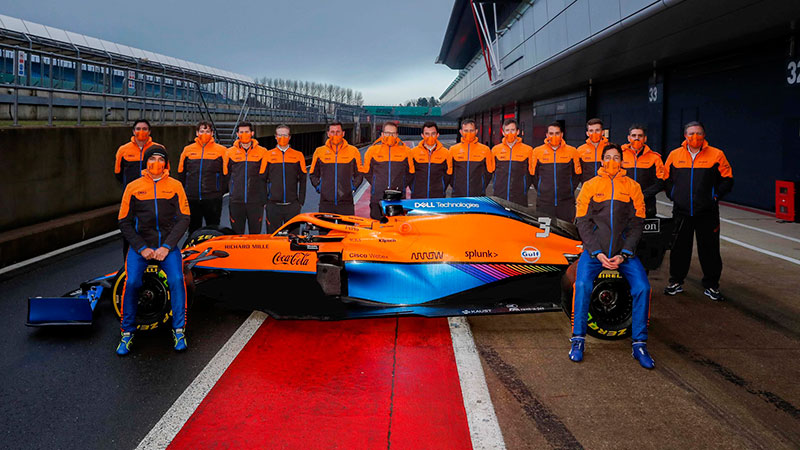 Команда McLaren Racing и McLaren MCL35M